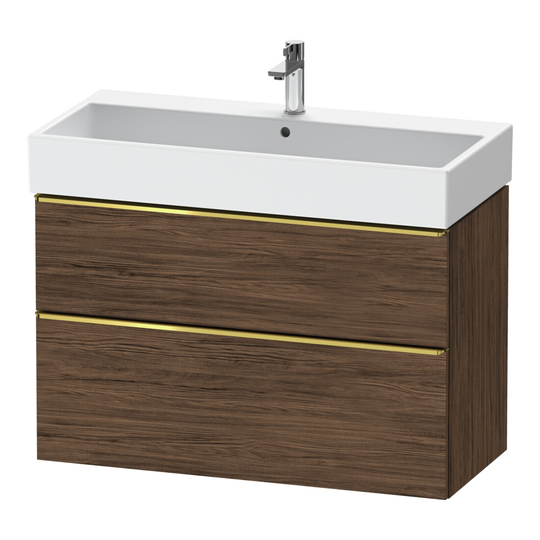 Duravit Waschtischunterschrank D-Neo 98,4x44,2cm, g pol/Nu d, 1 Kast, 1 Ausz.