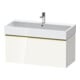 Duravit Waschtischunterschrank D-Neo 98,4x44,2cm, g pol/w hgl, 1 Ausz., wandhängend-1