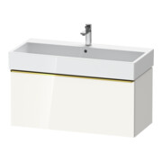 Duravit Waschtischunterschrank D-Neo 98,4x44,2cm, g pol/w hgl, 1 Ausz., wandhängend