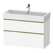 Duravit Waschtischunterschrank D-Neo 98,4x44,2cm, g pol/w m, 1 Kast, 1 Ausz.