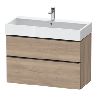 Duravit Waschtischunterschrank D-Neo 98,4x44,2cm, sw/Ei ma, 1 Kast, 1 Ausz.