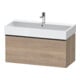 Duravit Waschtischunterschrank D-Neo 98,4x44,2cm, sw/Ei marm., 1 Ausz., wandhängend-1