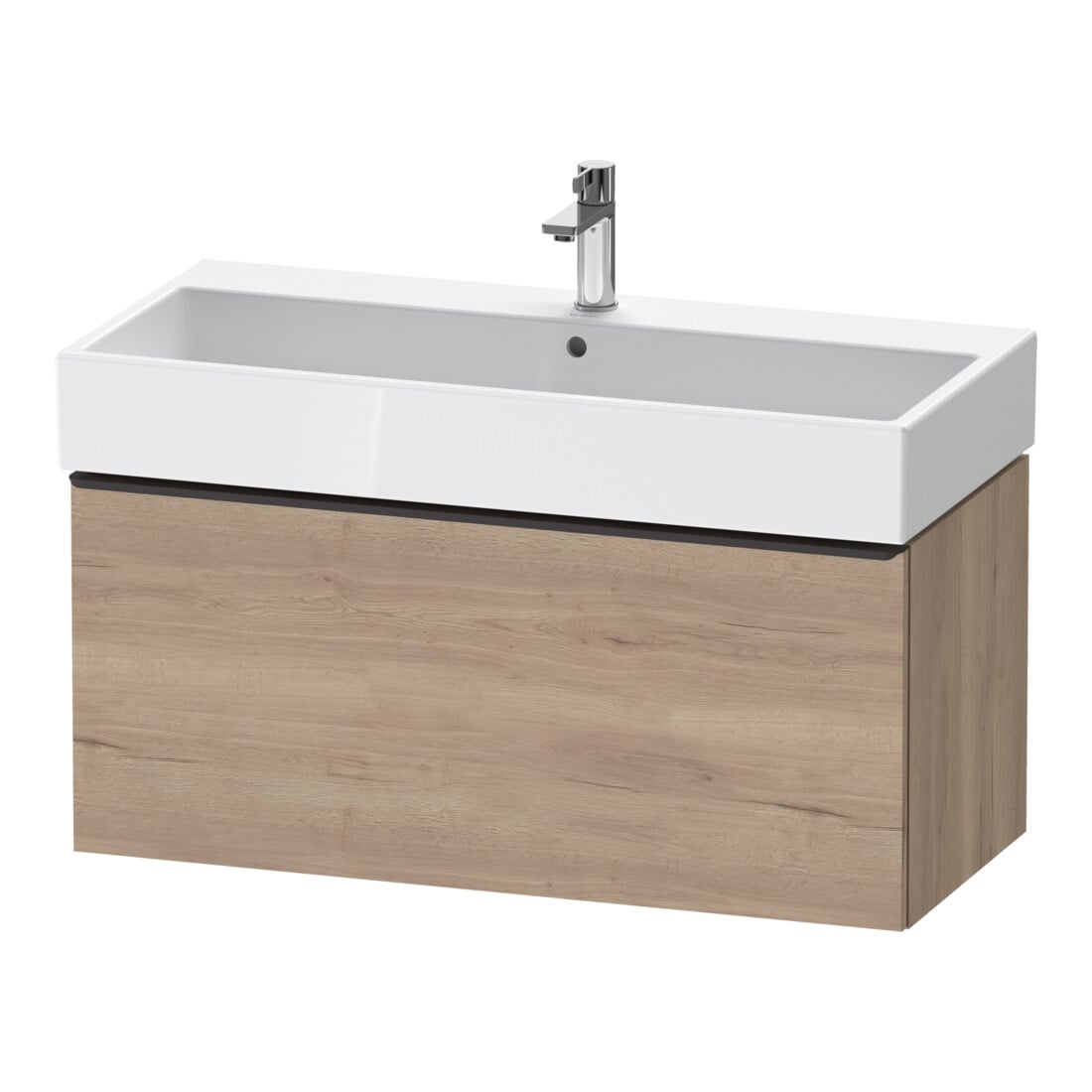 Duravit Waschtischunterschrank D-Neo 98,4x44,2cm, sw/Ei marm., 1 Ausz., wandhängend