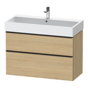 Duravit Waschtischunterschrank D-Neo 98,4x44,2cm, sw/Ei N, 1 Schubk., 1 Ausz.