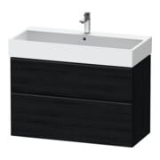 Duravit Waschtischunterschrank D-Neo 98,4x44,2cm, sw/Ei s, 1 Schubk., 1 Ausz.-1