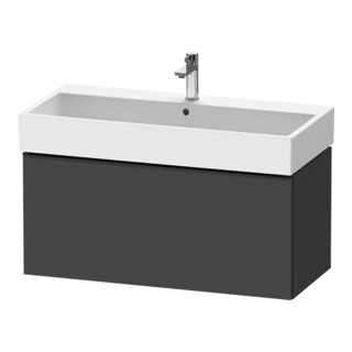 Duravit Waschtischunterschrank D-Neo 98,4x44,2cm, sw/Grap ma, 1 Ausz., wandhängend