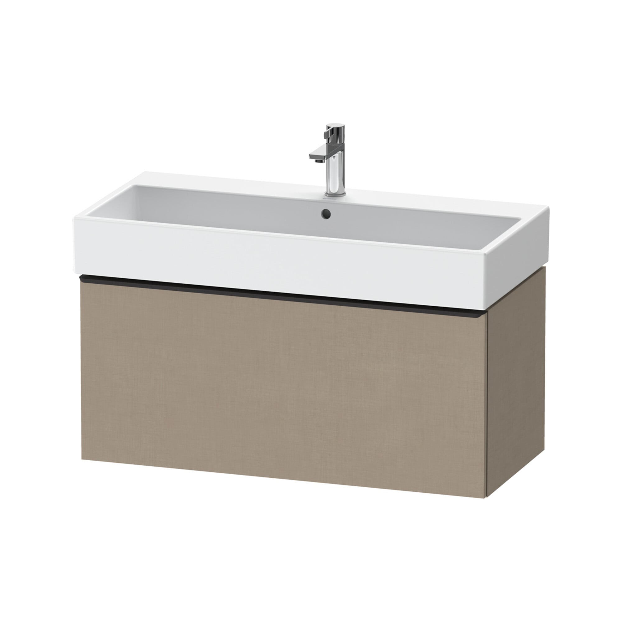 Duravit Waschtischunterschrank D-Neo 98,4x44,2cm, sw/Leinen, 1 Ausz., wandhängend