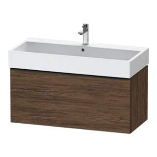 Duravit Waschtischunterschrank D-Neo 98,4x44,2cm, sw/Nuss d, 1 Ausz., wandhängend