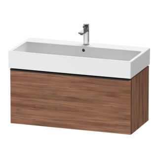 Duravit Waschtischunterschrank D-Neo 98,4x44,2cm, sw/Nuss Nat, 1 Ausz., wandhängend