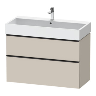 Duravit Waschtischunterschrank D-Neo 98,4x44,2cm, sw/Taup m, 1 Kast, 1 Ausz.