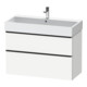 Duravit Waschtischunterschrank D-Neo 98,4x44,2cm, sw/w ma, 1 Schubk., 1 Ausz.-1