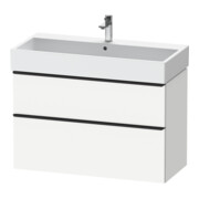 Duravit Waschtischunterschrank D-Neo 98,4x44,2cm, sw/w ma, 1 Schubk., 1 Ausz.