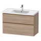 Duravit Waschtischunterschrank D-Neo 98,4x45,2cm, b geb/Ei ma, 1 Kast, 1 A-1