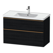 Duravit Waschtischunterschrank D-Neo 98,4x45,2cm, b geb/Ei s, 1 Kast, 1 Ausz.