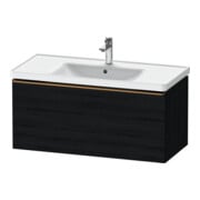 Duravit Waschtischunterschrank D-Neo 98,4x45,2cm, b geb/Ei sw, 1 Ausz., wandhängend