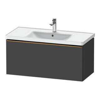 Duravit Waschtischunterschrank D-Neo 98,4x45,2cm, b geb/Gra m, 1 Ausz., wandhängend