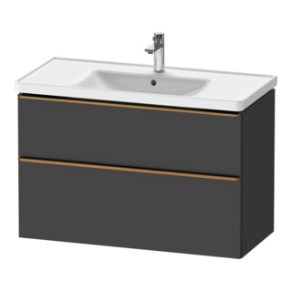 Duravit Waschtischunterschrank D-Neo 98,4x45,2cm, b geb/Gra m, 1 Kast, 1 A