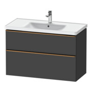 Duravit Waschtischunterschrank D-Neo 98,4x45,2cm, b geb/Gra m, 1 Kast, 1 A