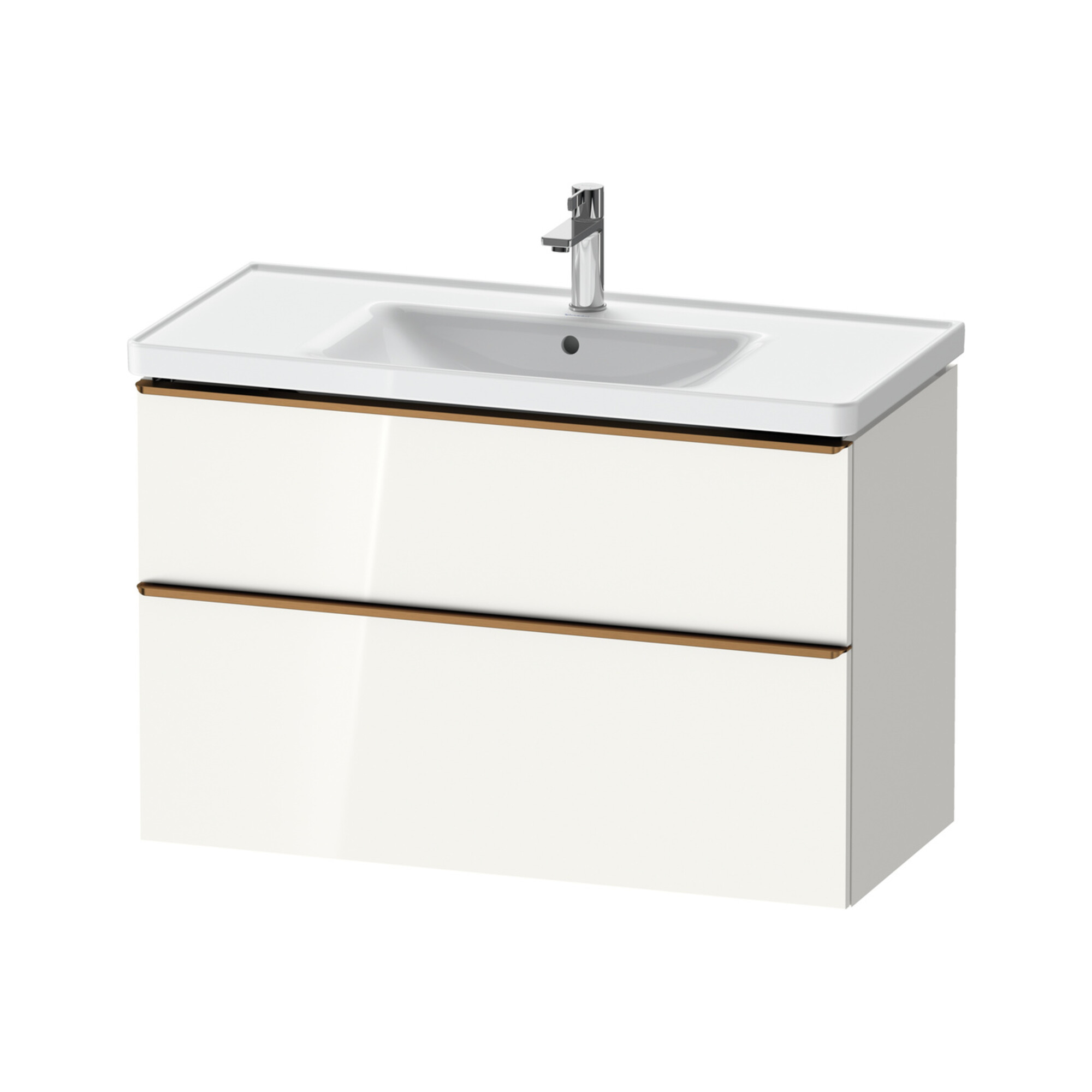 Duravit Waschtischunterschrank D-Neo 98,4x45,2cm, b geb/w g, 1 Kast, 1 Ausz.