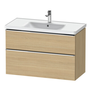 Duravit Waschtischunterschrank D-Neo 98,4x45,2cm, ch/Ei N, 1 Schubk., 1 Ausz.