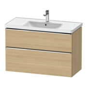 Duravit Waschtischunterschrank D-Neo 98,4x45,2cm, ch/Ei N, 1 Schubk., 1 Ausz.