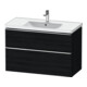 Duravit Waschtischunterschrank D-Neo 98,4x45,2cm, ch/Ei s, 1 Schubk., 1 Ausz.-1