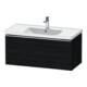 Duravit Waschtischunterschrank D-Neo 98,4x45,2cm, ch/Ei sw, 1 Ausz., wandhängend-1