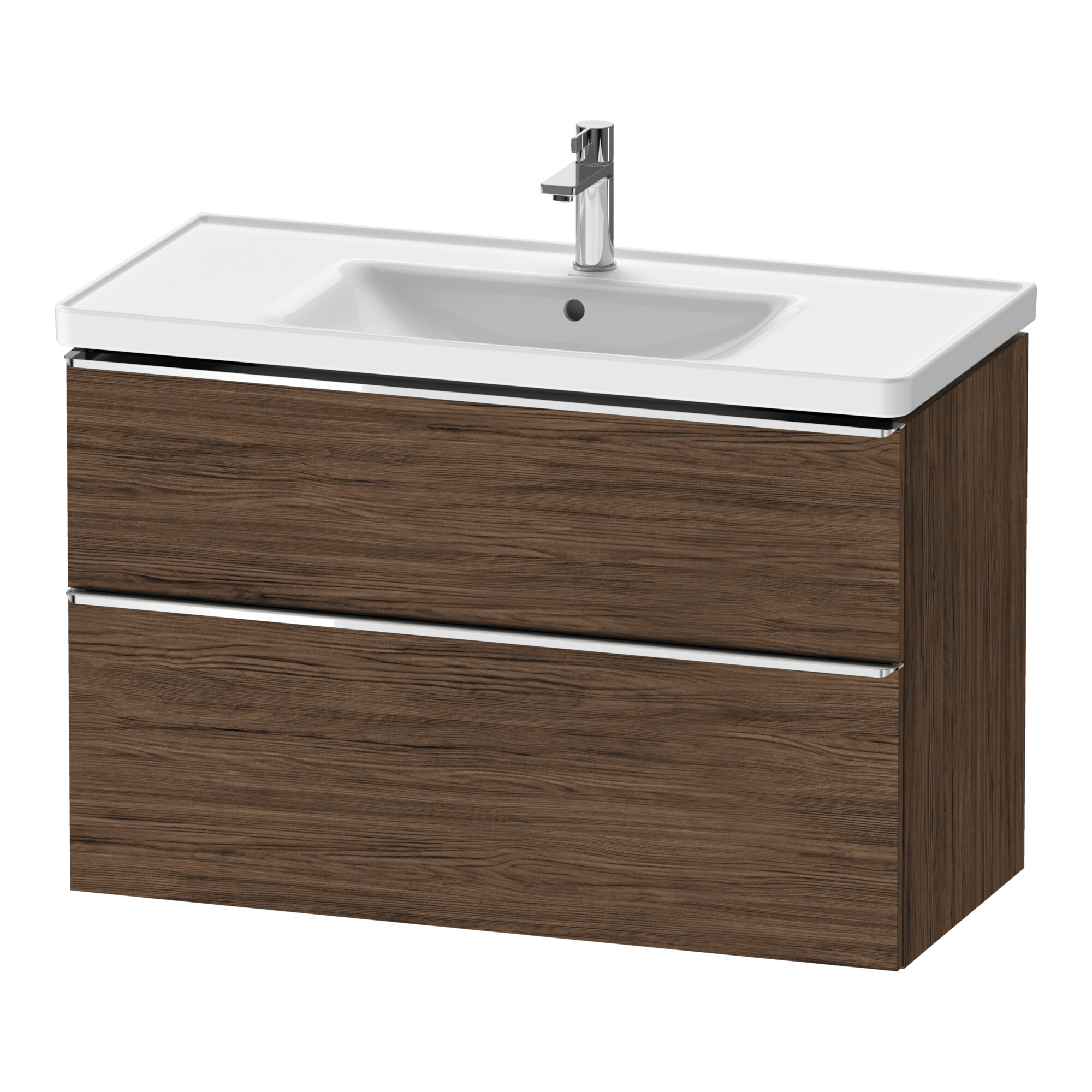 Duravit Waschtischunterschrank D-Neo 98,4x45,2cm, ch/nb d, 1 Schubk., 1 Ausz.