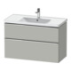 Duravit Waschtischunterschrank D-Neo 98,4x45,2cm, chr/Bet m, 1 Kast, 1 Ausz.-1