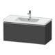 Duravit Waschtischunterschrank D-Neo 98,4x45,2cm, chr/Grap ma, 1 Ausz., wandhängend-1