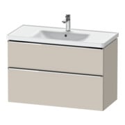 Duravit Waschtischunterschrank D-Neo 98,4x45,2cm, chr/Taup m, 1 Kast, 1 Ausz.-1