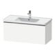 Duravit Waschtischunterschrank D-Neo 98,4x45,2cm, chr/we ma, 1 Ausz., wandhängend-1