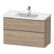 Duravit Waschtischunterschrank D-Neo 98,4x45,2cm, ES geb/Ei ma, 1 Kast, 1 A