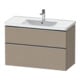 Duravit Waschtischunterschrank D-Neo 98,4x45,2cm, ES geb/Lei, 1 Kast, 1 Ausz.-1
