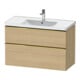 Duravit Waschtischunterschrank D-Neo 98,4x45,2cm, g pol/Ei N, 1 Kast, 1 Ausz.-1