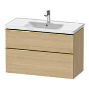 Duravit Waschtischunterschrank D-Neo 98,4x45,2cm, g pol/Ei N, 1 Kast, 1 Ausz.