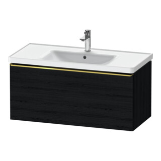 Duravit Waschtischunterschrank D-Neo 98,4x45,2cm, g pol/Ei sw, 1 Ausz., wandhängend