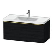 Duravit Waschtischunterschrank D-Neo 98,4x45,2cm, g pol/Ei sw, 1 Ausz., wandhängend