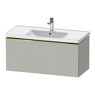 Duravit Waschtischunterschrank D-Neo 98,4x45,2cm, g pol/gr ma, 1 Ausz., wandhängend