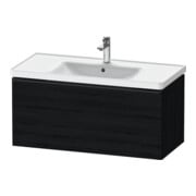 Duravit Waschtischunterschrank D-Neo 98,4x45,2cm, sw/Ei sw, 1 Ausz., wandhängend