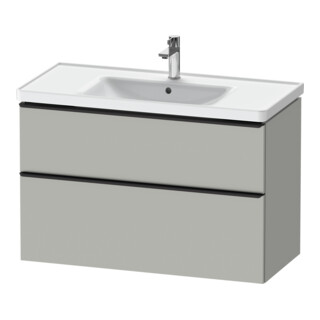 Duravit Waschtischunterschrank D-Neo 98,4x45,2cm, sw/gr m, 1 Schubk., 1 Ausz.