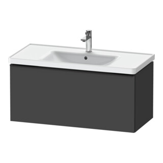 Duravit Waschtischunterschrank D-Neo 98,4x45,2cm, sw/Grap ma, 1 Ausz., wandhängend