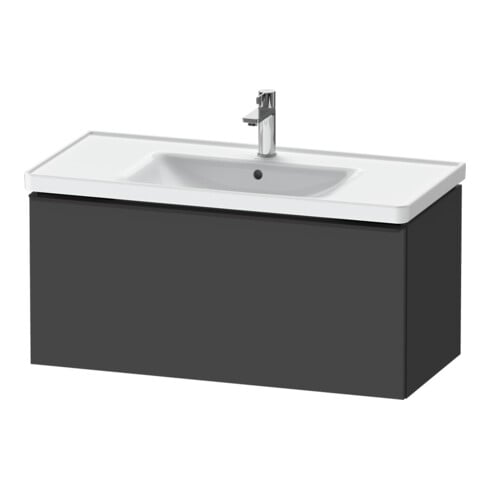 Duravit Waschtischunterschrank D-Neo 98,4x45,2cm, sw/Grap ma, 1 Ausz., wandhängend