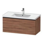 Duravit Waschtischunterschrank D-Neo 98,4x45,2cm, sw/Nuss Nat, 1 Ausz., wandhängend