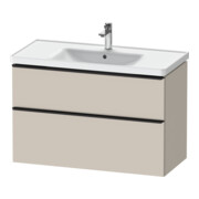 Duravit Waschtischunterschrank D-Neo 98,4x45,2cm, sw/Taup m, 1 Kast, 1 Ausz.