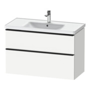 Duravit Waschtischunterschrank D-Neo 98,4x45,2cm, sw/w ma, 1 Schubk., 1 Ausz.-1