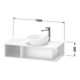 Duravit Waschtischunterschrank D-Neo Compact 100x48cm, bg m, 1 F, 1 Pl, wandhängend