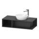 Duravit Waschtischunterschrank D-Neo Compact 100x48cm, gra m, 1 F, 1 Pl, wandhängend-1