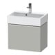 Duravit Waschtischunterschrank D-Neo Compact 58,4x37,2x44cm, 1 A, wandhängend, chr/Beton ma-1