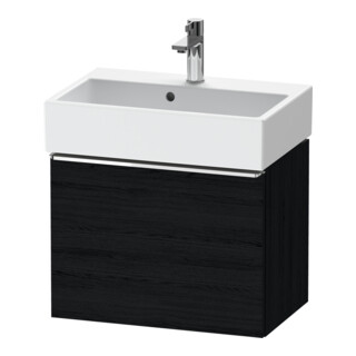 Duravit Waschtischunterschrank D-Neo Compact 58,4x37,2x44cm, 1 A, wandhängend, chr/Eiche sw